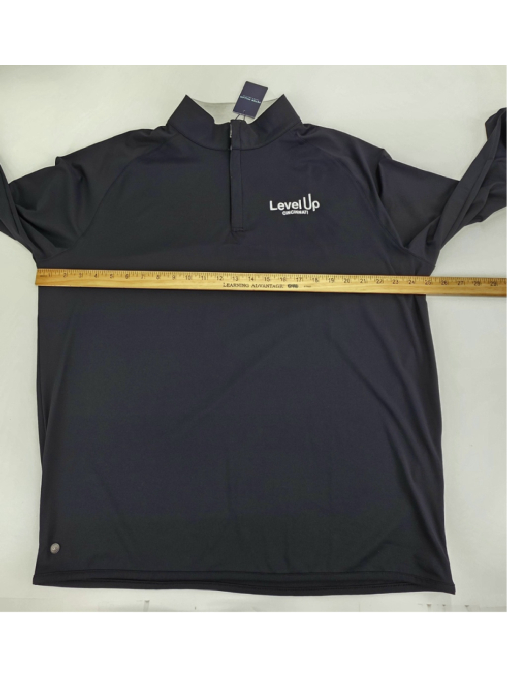 Peter Millar Crown Crafted Quarter Zip XL Black Performance Pullover NWT - Picture 10 of 13